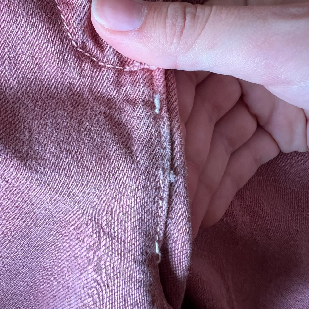 SÉZANE Sidney Dusty Rose Trousers Size 38/6 - Picture 6 of 13